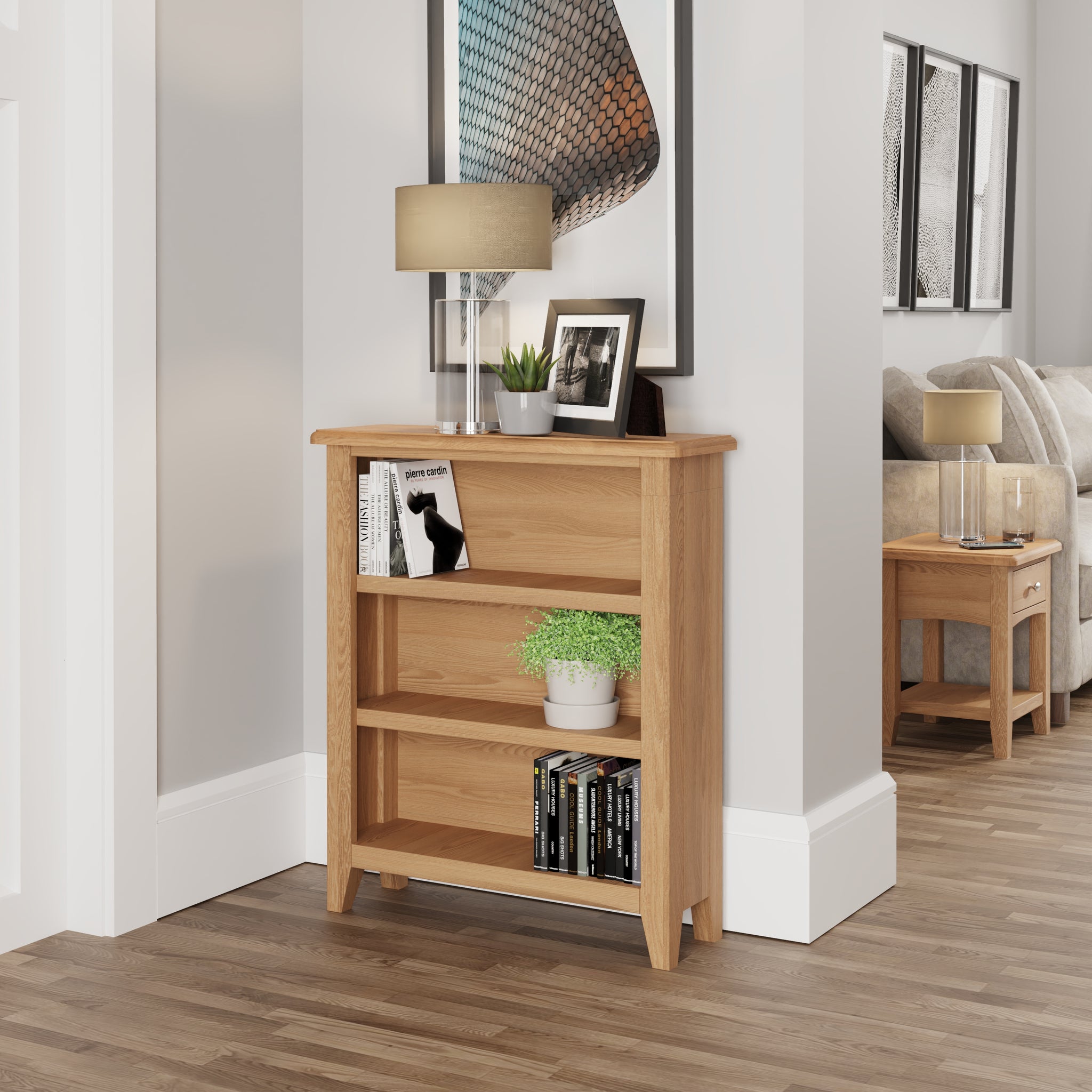 Ember Small Wide Bookcase