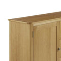 Get Bath Oak 140cm Storage Cabinet Delivered Fully Assembled - Premium Quality