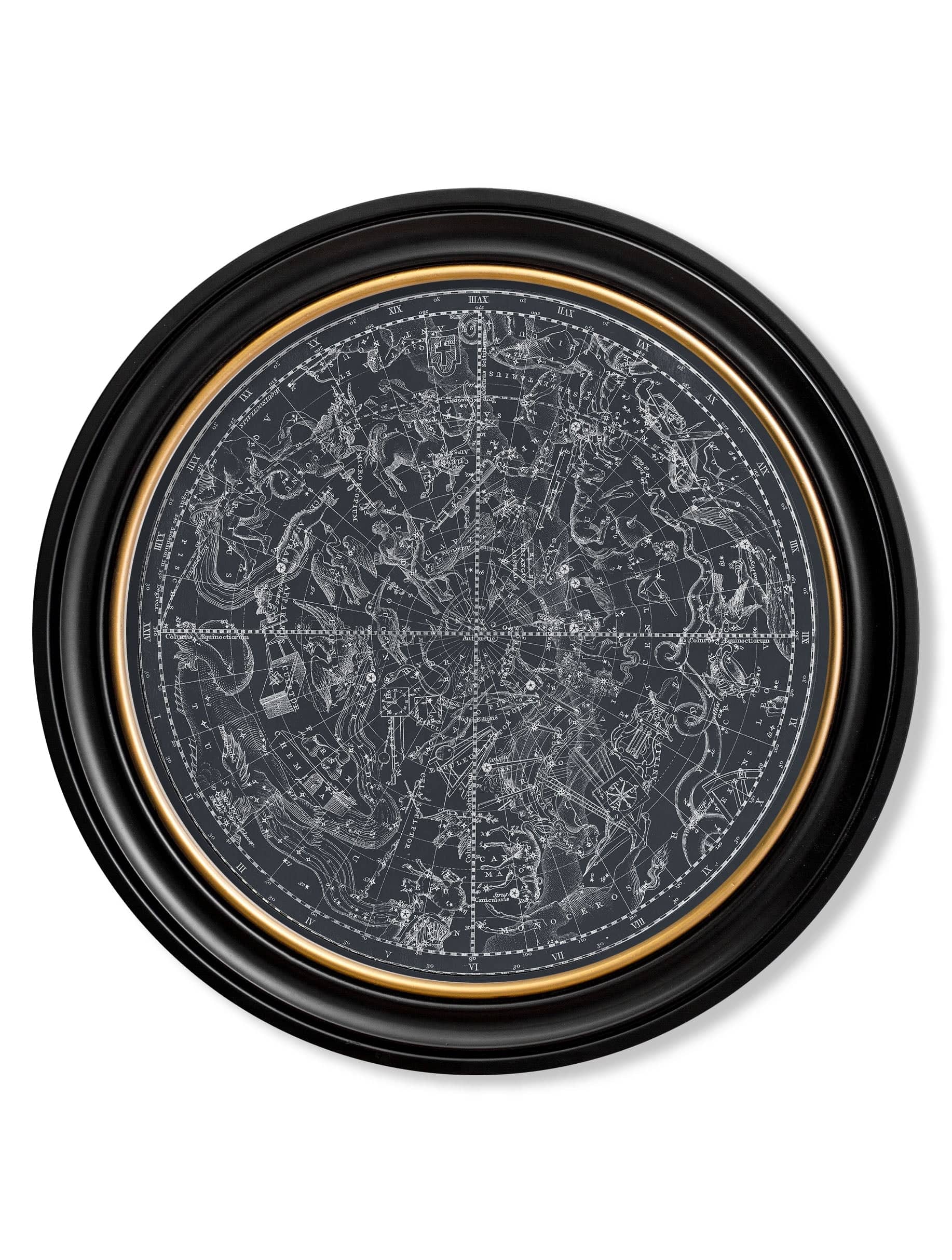 Get Best c.1800 Celestial Chart Wall Art Delivered Fully Assembled and Ready to Hang