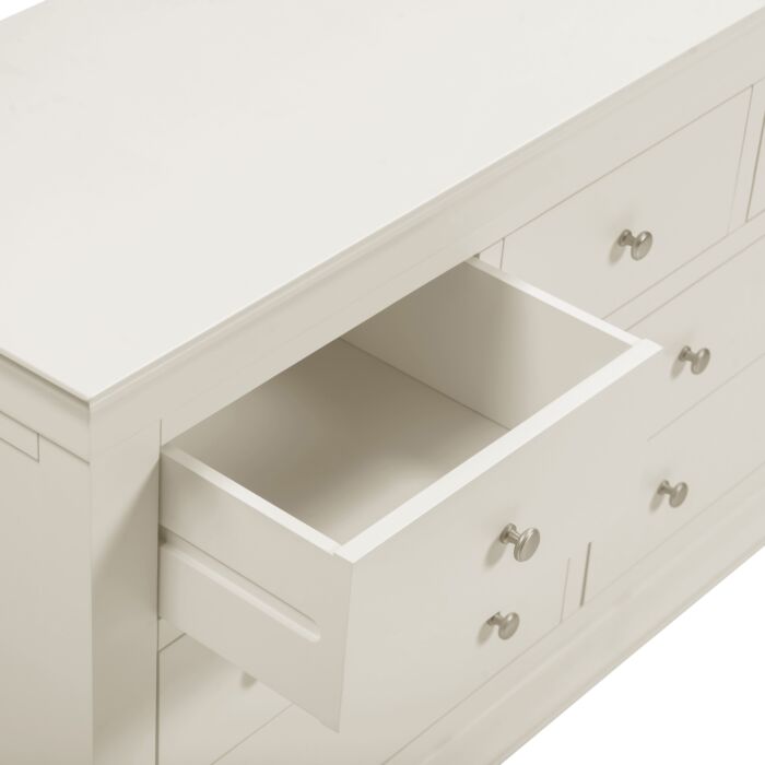 Get Bordeaux 3+2 Drawer Chest Ivory delivered free mainland UK
