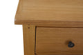 Get British Burford Oak 2 over 3 drawer chest fully assembled free UK delivery
