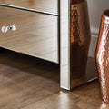 Get British Seville 3 drawer mirrored chest pre-assembled free mainland delivery
