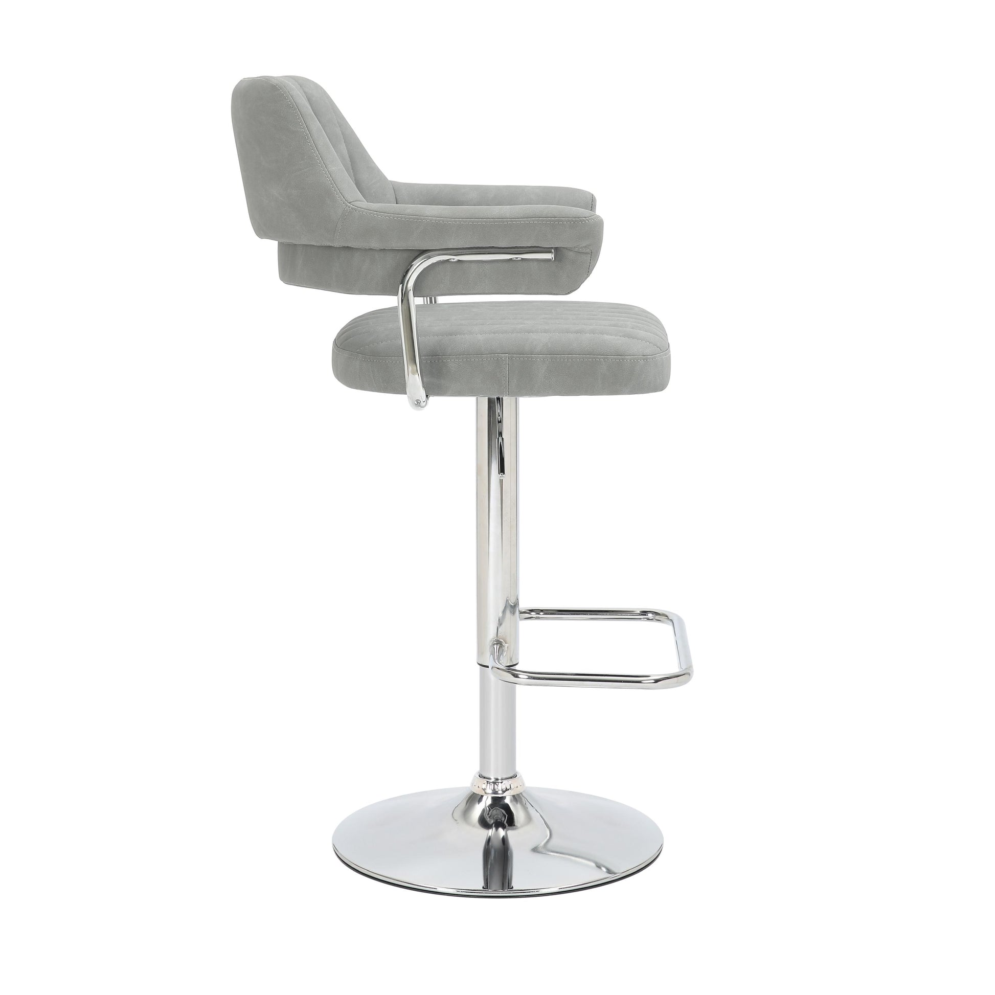 Get Cortez Leather Effect Bar Stool with free UK delivery