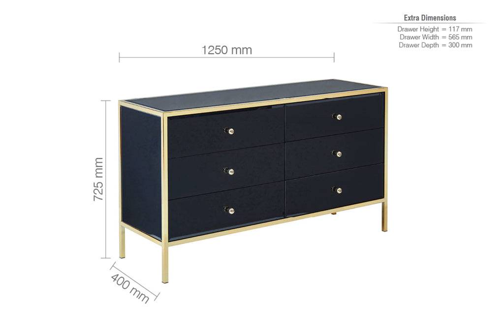 Get Fenwick 6 Drawer Chest delivered free mainland England Wales
