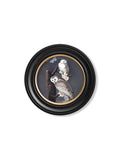 Get Grand 120cm c.1838 Audubon's Owls Statement Art in Round Wood Frame