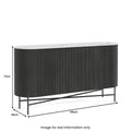 Get Lucas Industrial Style Large Sideboard Featuring Sustainable Mango Wood
