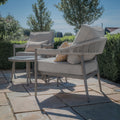 Get Maze Florence Rope Weave Lounge Set with 11cm deep cushions
