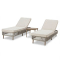 Get Maze Havana Rope Weave Sunlounger Set adjustable reclining positions
