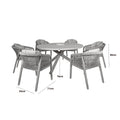 Get Maze Martinique 6 seat  Dining Set with free UK delivery