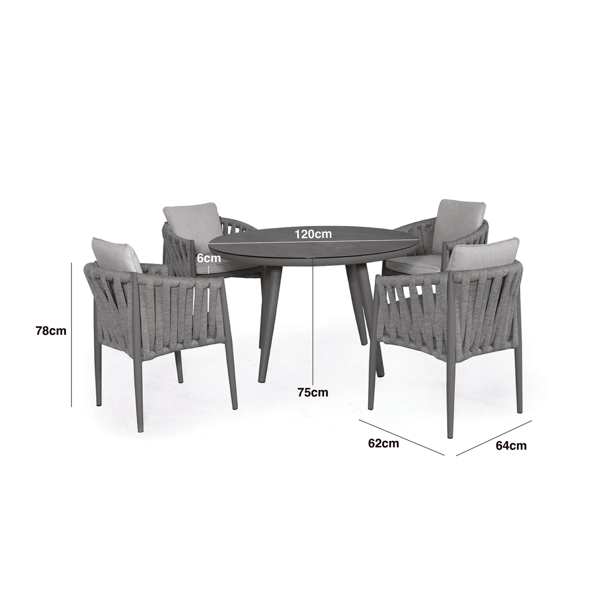 Get Maze Milan Dining Set with free UK delivery