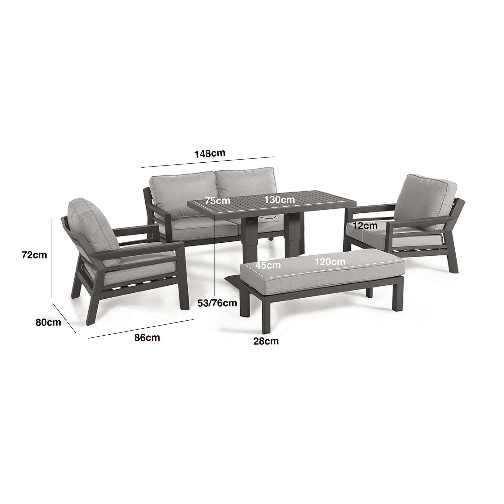 Get Maze New York 2 Seat Sofa Set with free UK delivery