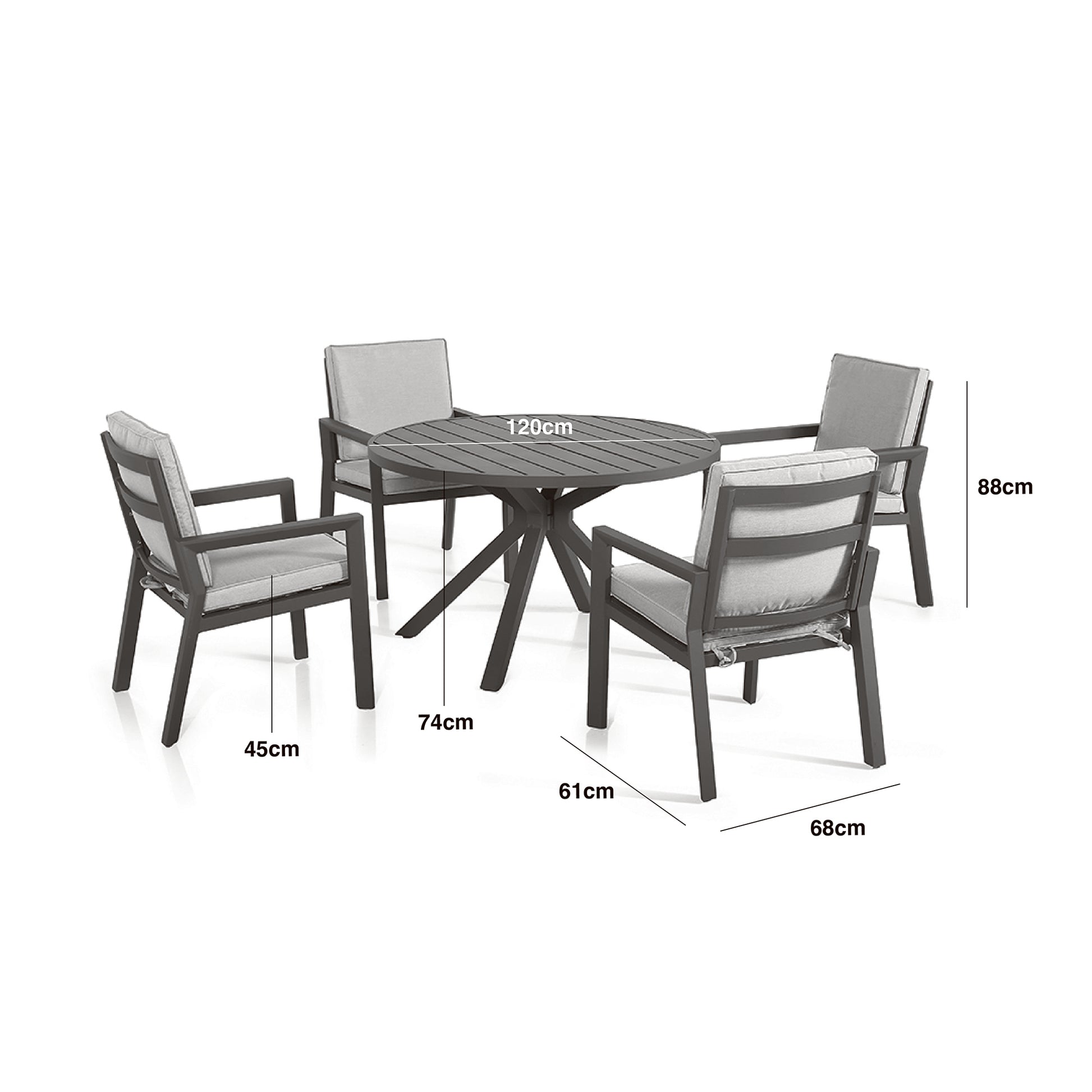 Get Maze New York Dining Set with free UK delivery
