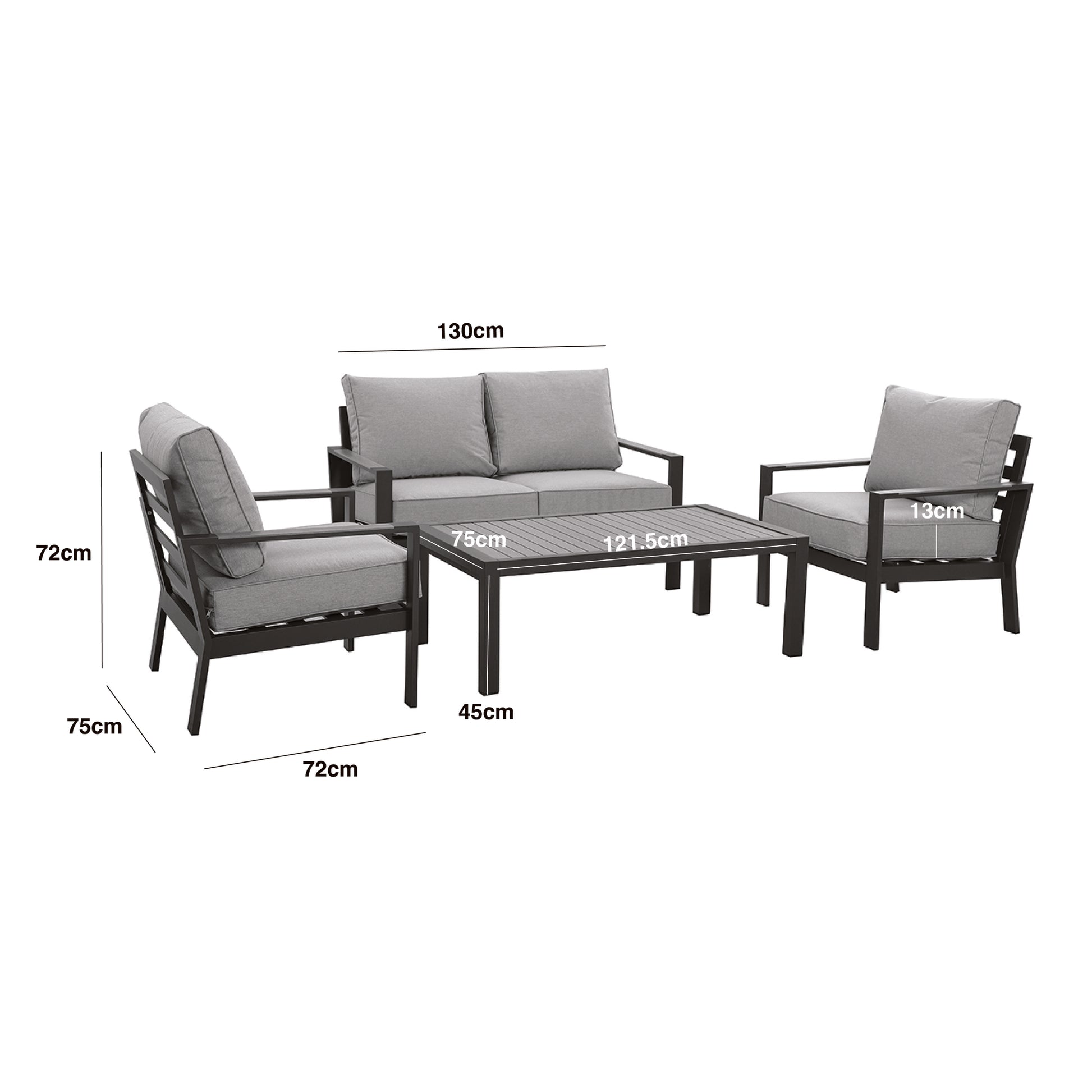 Get Maze Vancouver 2 Seat Sofa Set with free UK delivery