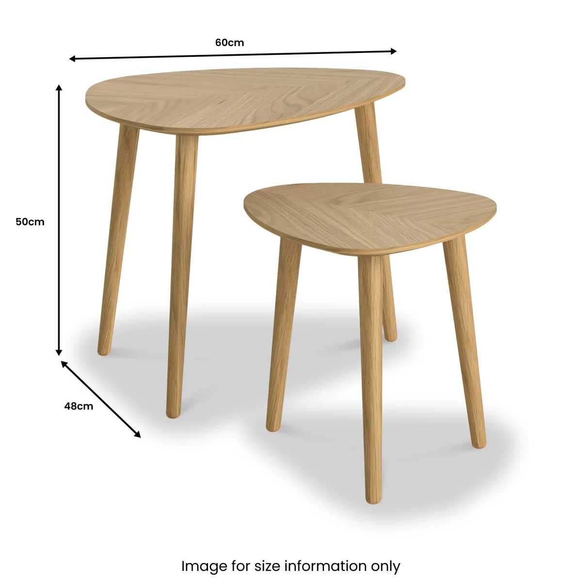 Get Nest of Tables in Natural Oak - Limited Time Deals Store