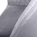 Get Savanna Brushed Velvet Grey Bar Stool with free UK delivery
