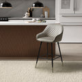 Get Savanna Brushed Velvet Mink Bar Stool with free UK delivery