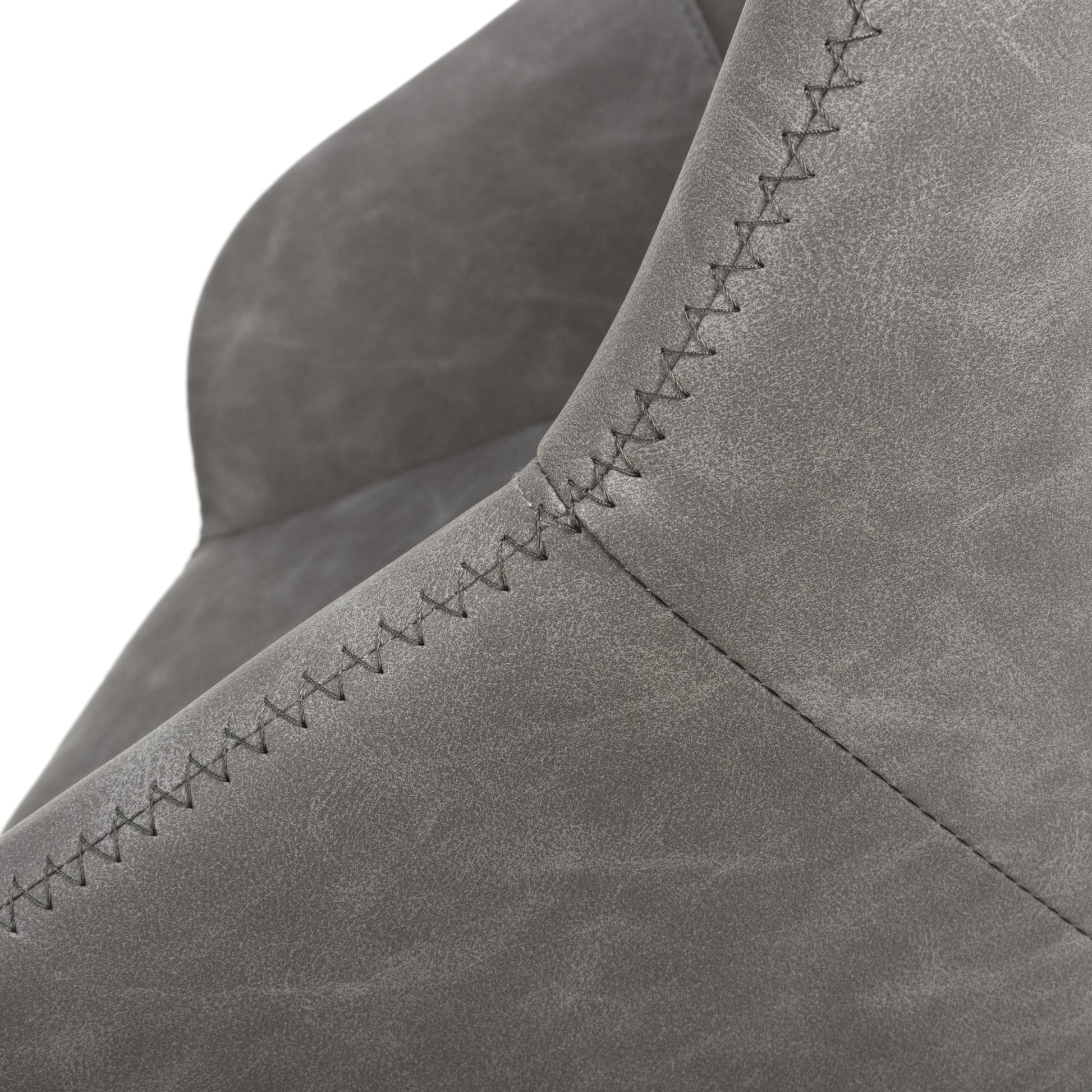 Get Serena Leather Effect Charcoal Bar Stool with free UK delivery