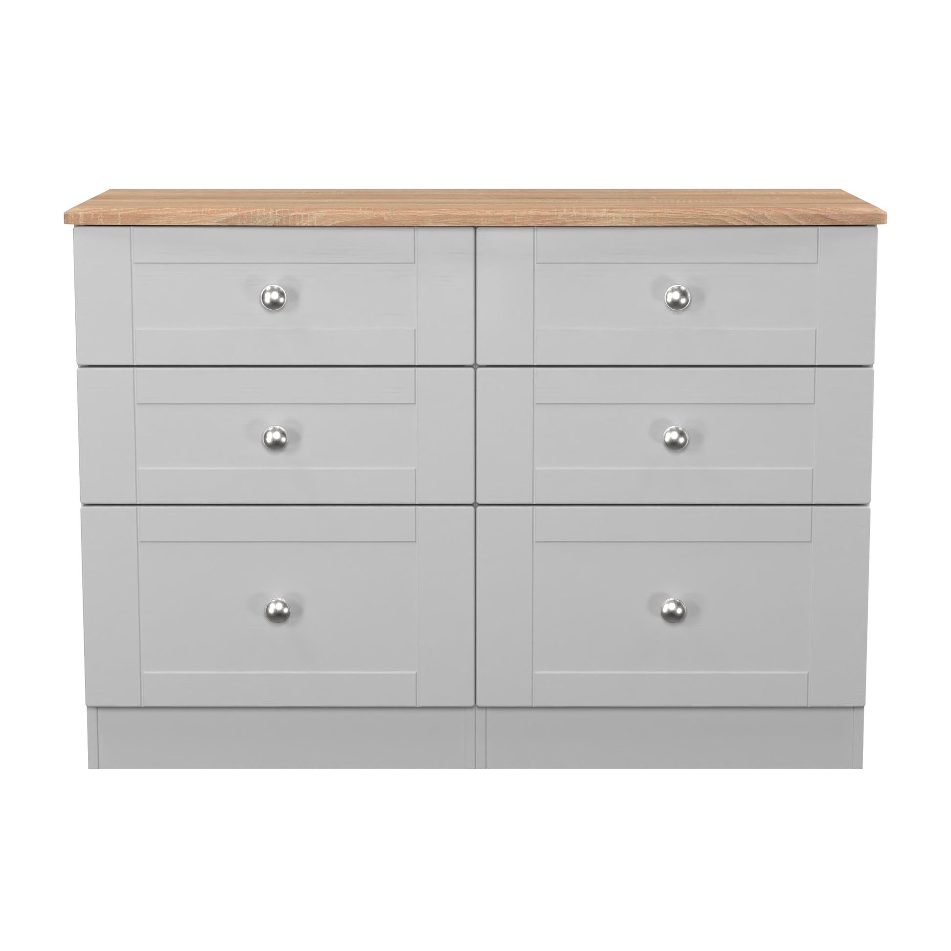Get Sussex 6 Drawer Midi Chest fully assembled UK-made furniture
