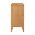 Get Viento Oak Sideboard with Sunburst Pattern for Contemporary Interiors