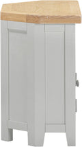 Get Windsor Grey Oak Corner Media Stand