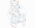 Get Windsor Ivory Cross Back Chair