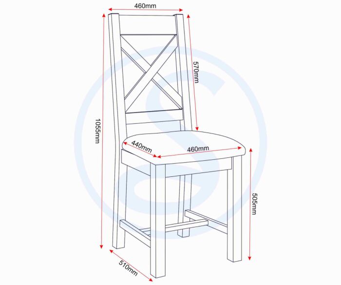 Get Windsor Ivory Cross Back Chair
