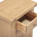Get a natural oak bedside table for your bedroom