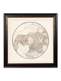 Get c.1838 Northern Hemisphere Illustration in Sustainable Oxford Wood Frame
