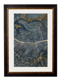 Get c.1850 British Geology Maps in Oxford Slim Sustainable Wood Frames