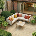Get the Burford Sofa Set with ceramic glass table
