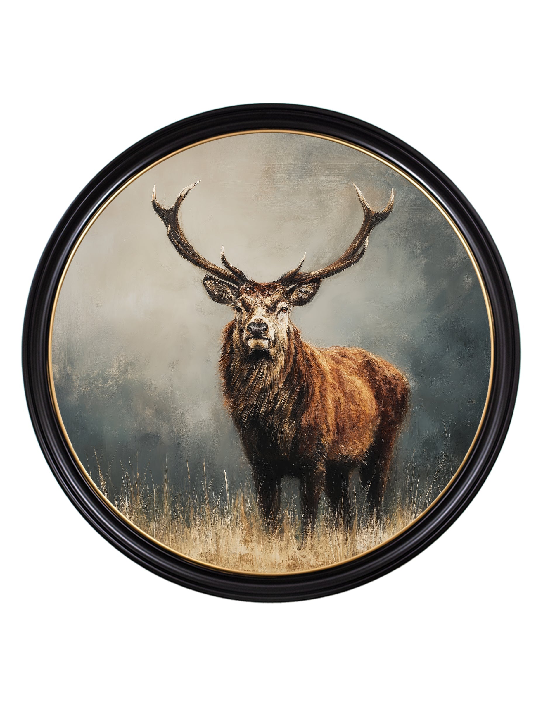 Get the Highland Stag Oxford Round Frame 44cm to 120cm
