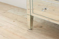 Get the Valencia mirrored 3 drawer chest with bevelled edges online
