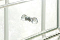 Get the Valencia mirrored narrow chest 5 drawers 123cm tall UK
