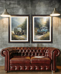 Country Track Defender Green - Oxford Frame - Blythe Living