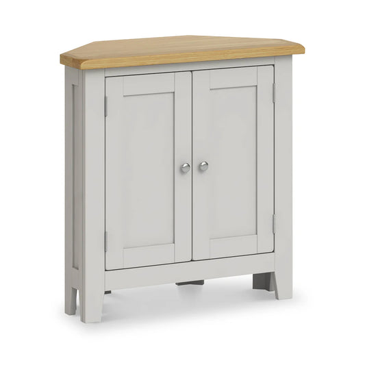 Guildford Grey Small Corner Cabinet
