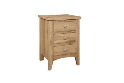 HAMPSTEAD 3 DRAWER BEDSIDE OAK