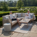 Maze - Havana Rope Weave Large Corner Sofa Set
with Rectangular Coffee Table - Blythe Living