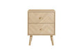 HERRINGFORD OAK 2 DRAWER BEDSIDE - Blythe Living