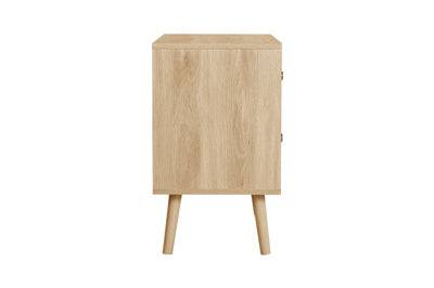 HERRINGFORD OAK 2 DRAWER BEDSIDE - Blythe Living