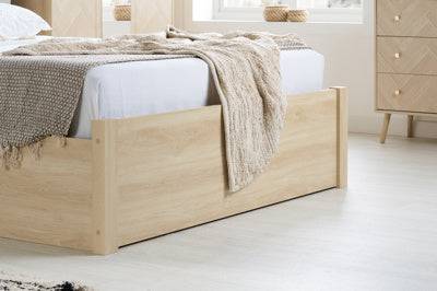 HERRINGFORD OTTOMAN OAK BED FOR SALE 