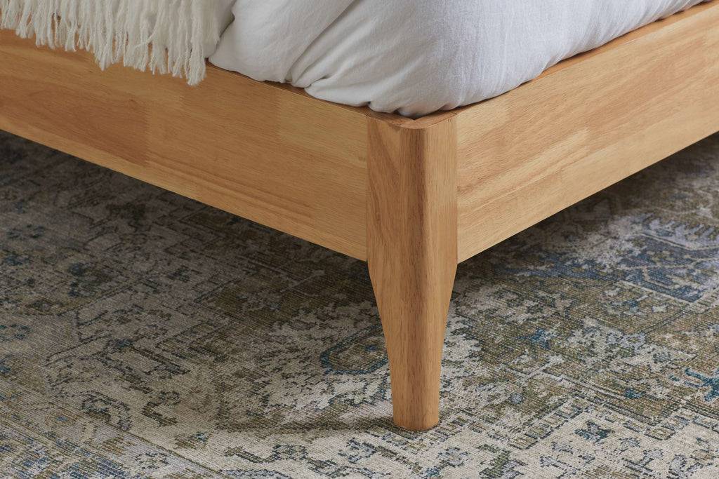 Halfden Fabric Bed White for sale 