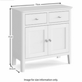 Hampstead Two Tone 2 Door Wide Sideboard