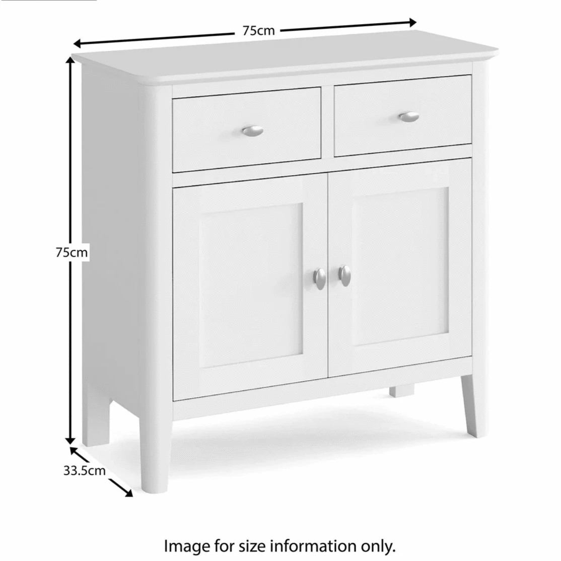 Hampstead Two Tone 2 Door Wide Sideboard