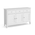 Hampstead White 3 Door Sideboard