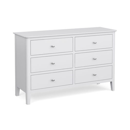 Hampstead White 6 Drawers Chest