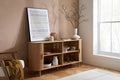 High Quality Axel 2 Door Oak Sideboard with Modern Fluted Detailing
