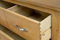 High quality natural oak finish 4 drawer dresser for sale free UK delivery