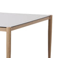 High quality rustproof aluminum frame square dining table and armchairs UK