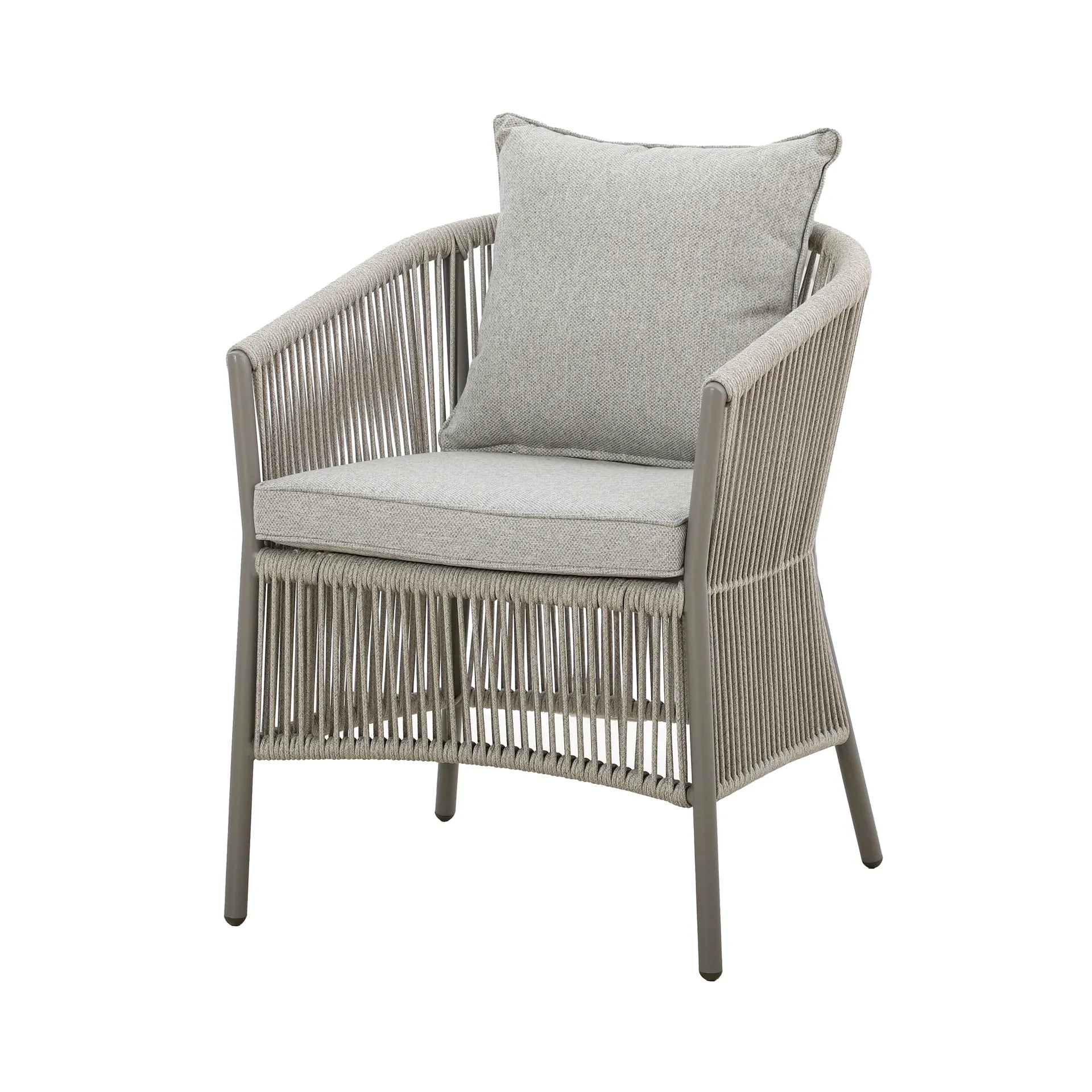 High quality rustproof frame and solid teak wood oval dining set UK