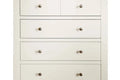 High quality traditional white 4 drawer clothing storage chest for sale